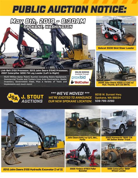 spokane heavy equipment for sale by owner 